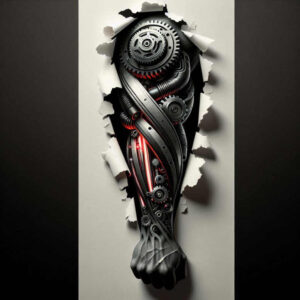 biomechanics tattoo design ideas elaborate biomechanical fusion for elbow