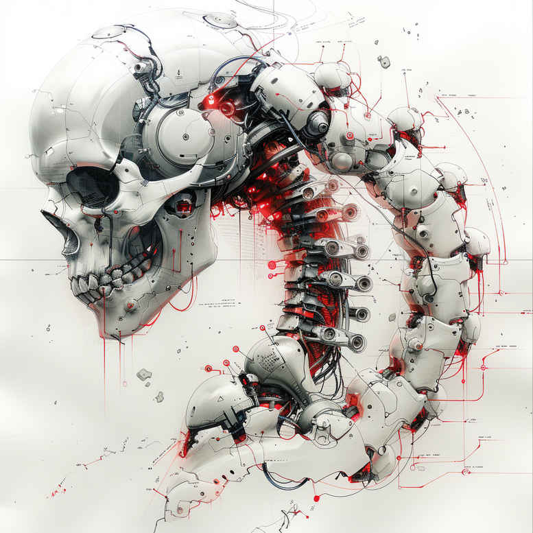 biomechanics tattoo design ideas textured fills biomechanical fusion for upper back