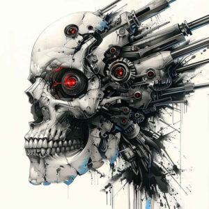 biomechanics tattoo design ideas structured design biomechanical fusion symbolising endurance