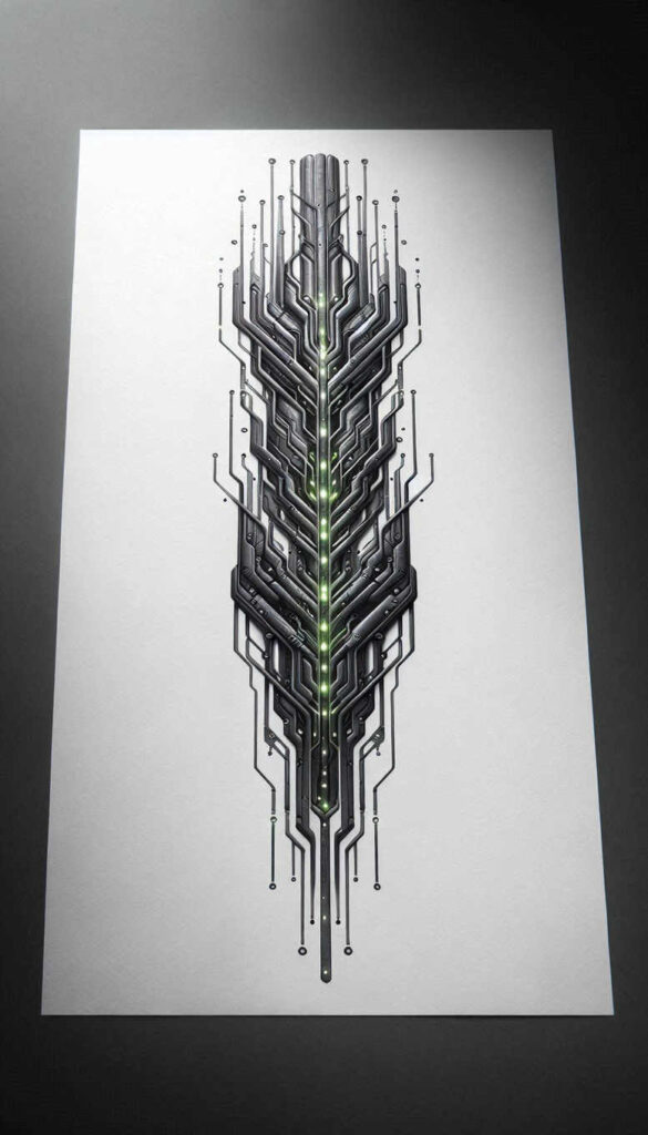 biomechanics tattoo design ideas Surrealism enigmatic detailed anatomy embodying perseverance