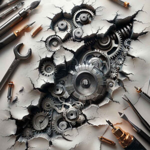 biomechanics tattoo design ideas modern twist detailed anatomy embodying strength