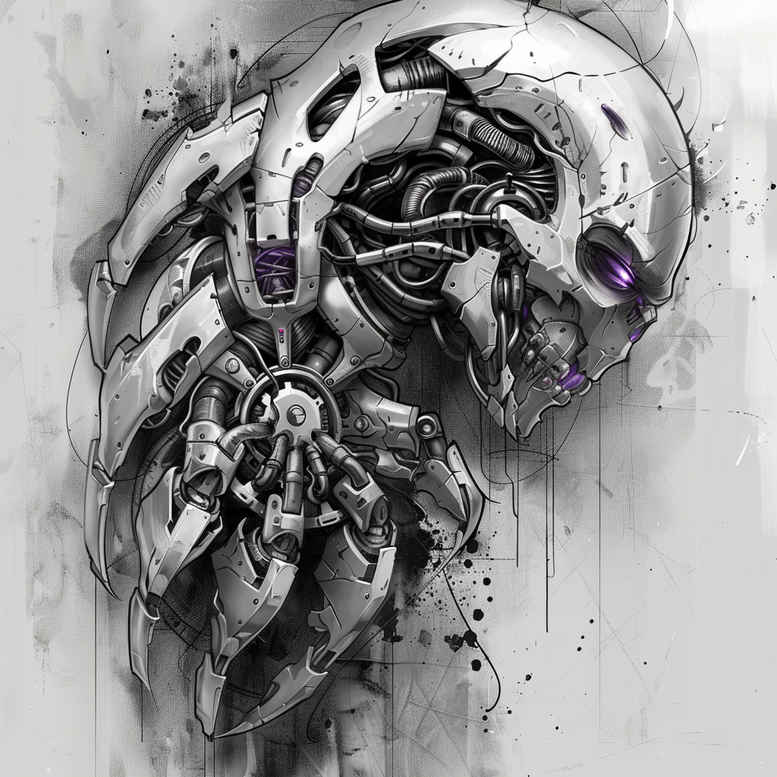 biomechanics tattoo design ideas Realism lifelike eyes detailed anatomy meaning endurance
