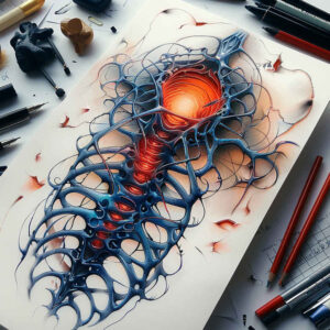 biomechanics tattoo design ideas Realism ultra detailed dynamic curves for side torso
