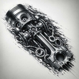 biomechanics tattoo design ideas fisheye dynamic lines meaning courage