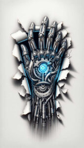 biomechanics tattoo design ideas Surrealism abstract forms energy flow shows resilience