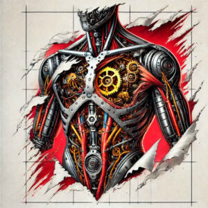 biomechanics tattoo design ideas modern classic flexible joints resilience and power