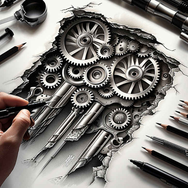 biomechanics tattoo design ideas modern classic force vectors for shoulder