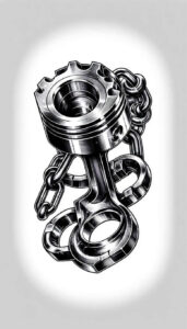 biomechanics tattoo design ideas photo-realistic force vectors shows perseverance