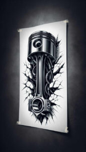 biomechanics tattoo design ideas Surrealism fantasy-inspired functional anatomy for upper shoulder