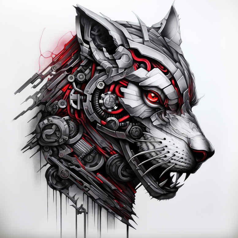 biomechanics tattoo design ideas elaborate hybrid forms for chest