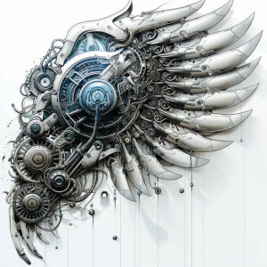 biomechanics tattoo design ideas Surrealism morphic transformation hybrid forms shows endurance