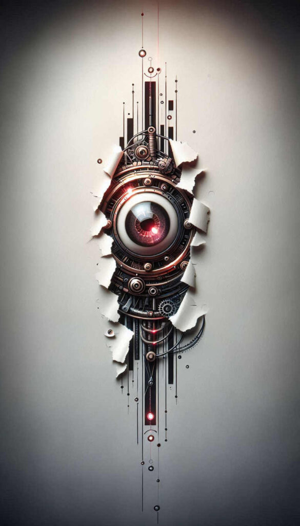 biomechanics tattoo design ideas ambiguous space intricate detail meaning strength