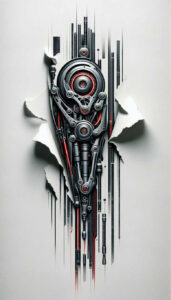 biomechanics tattoo design ideas vivid joint mechanics for upper chest