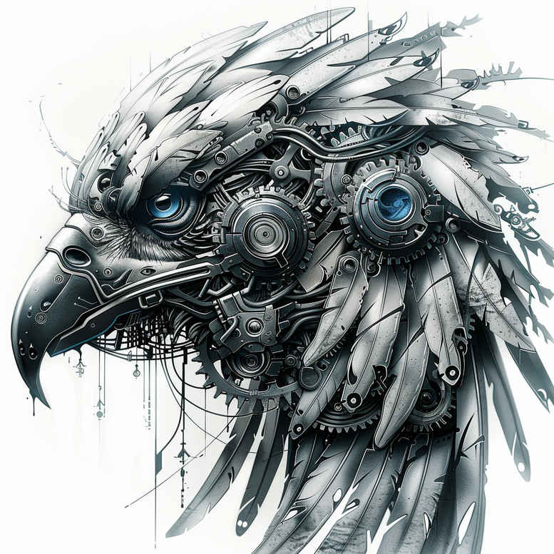 biomechanics tattoo design ideas Realism natural contrast joint mechanics meaning courage