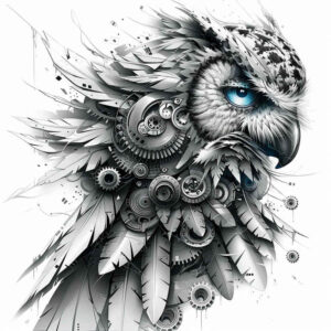 biomechanics tattoo design ideas defined outlines joint mechanics symbol of courage