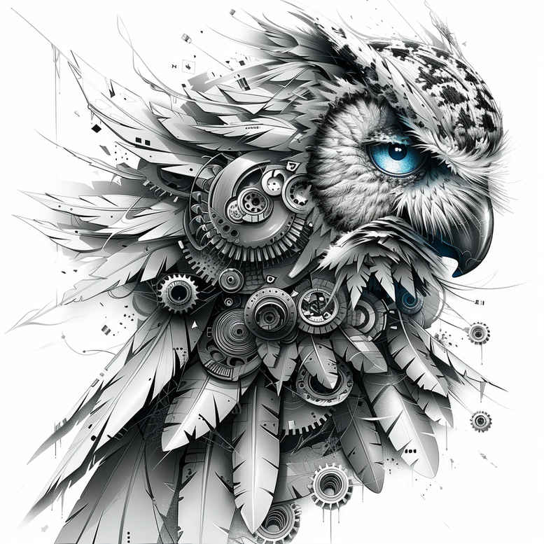biomechanics tattoo design ideas defined outlines joint mechanics symbol of courage