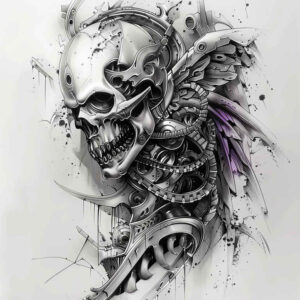 biomechanics tattoo design ideas color saturation joint rotation shows courage
