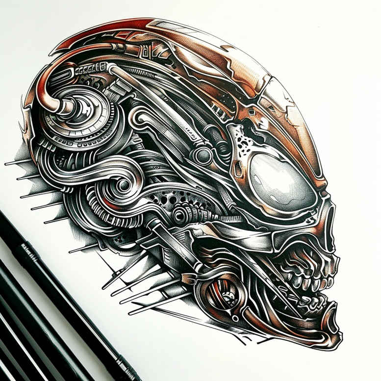 biomechanics tattoo design ideas modern twist kinetic flow embodying resilience