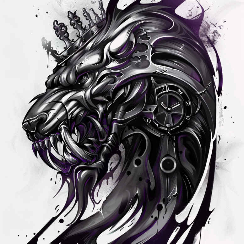 biomechanics tattoo design ideas Realism natural contours layered shading symbol of strength
