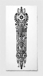 biomechanics tattoo design ideas volume effect levers embodying endurance