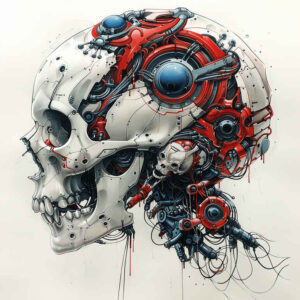 biomechanics tattoo design ideas minimalist machine elements for upper back