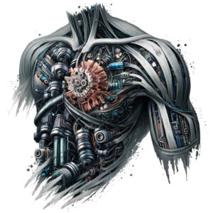 biomechanics tattoo design ideas ornamental machine elements perseverance and power