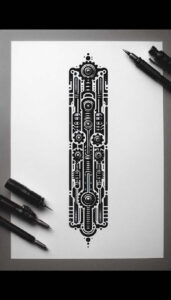 biomechanics tattoo design ideas color richness machine motifs for temple