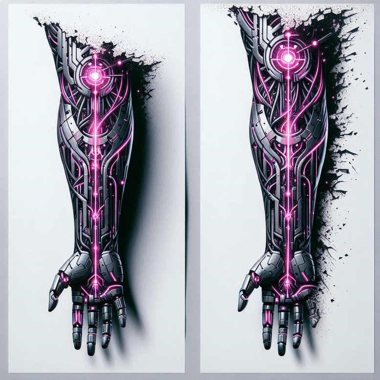 biomechanics tattoo design ideas smooth complexion mechanical energy for hand