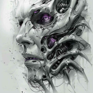biomechanics tattoo design ideas Neotraditional dynamic color mechanical parts embodying endurance