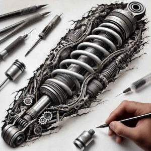 biomechanics tattoo design ideas Realism organic structure mechanical strength for toe
