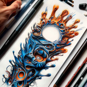 biomechanics tattoo design ideas deep-shading mechanical synergy resilience and power