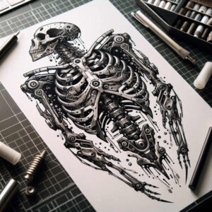 biomechanics tattoo design ideas dynamic linework motion dynamics meaning resilience