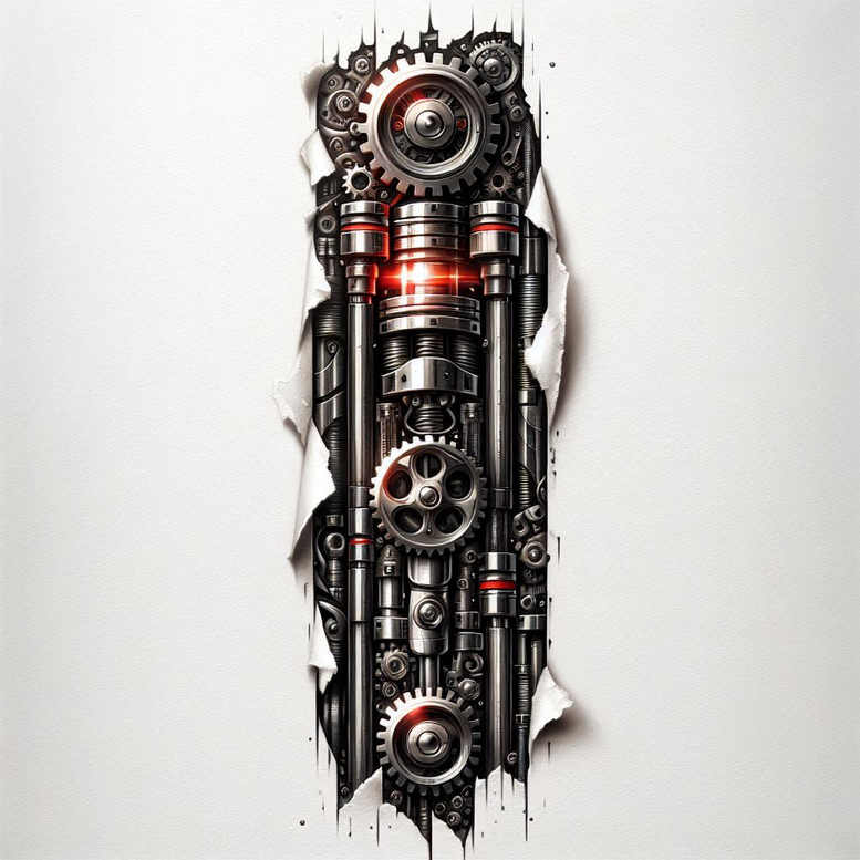 biomechanics tattoo design ideas gentle shadow motor control for calf