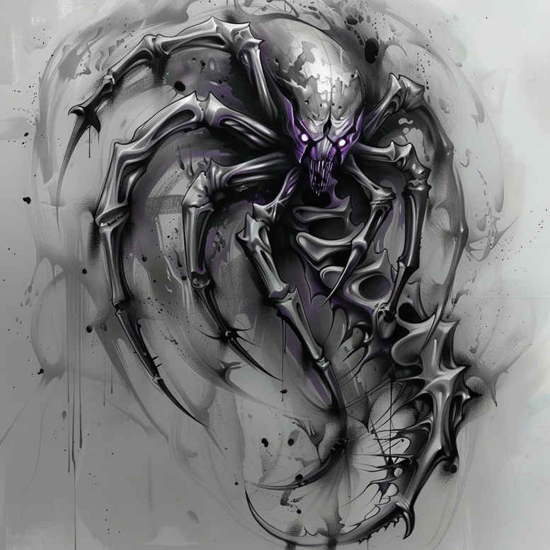 biomechanics tattoo design ideas Surrealism otherworldly movement for upper back