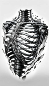 biomechanics tattoo design ideas artistic contrast movement patterns for scapula