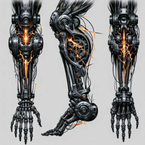 biomechanics tattoo design ideas ink realism muscle activation stands for courage