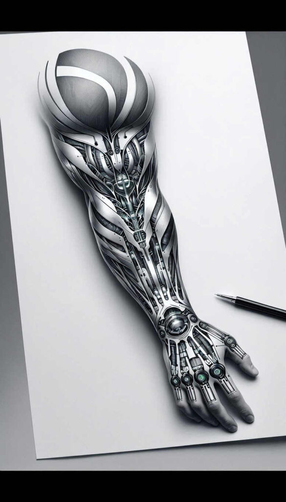 biomechanics tattoo design ideas classic motifs muscle activation symbol of strength