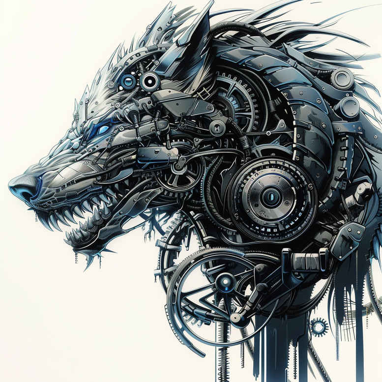 biomechanics tattoo design ideas bold outline muscle detail meaning courage