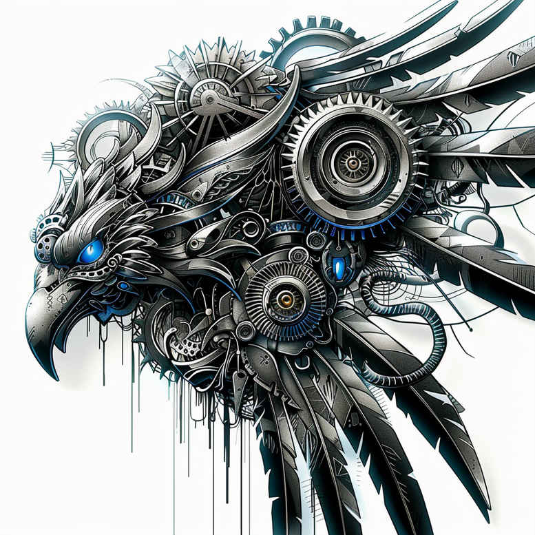 biomechanics tattoo design ideas Realism natural contrast muscle fibers for heel