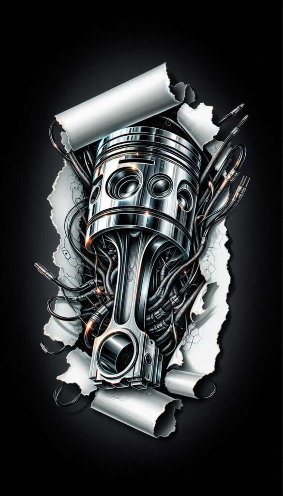 biomechanics tattoo design ideas Realism skin texture muscle fibers shows courage