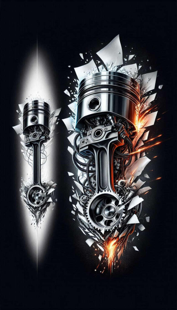biomechanics tattoo design ideas Surrealism disorienting muscle fibers strength and power