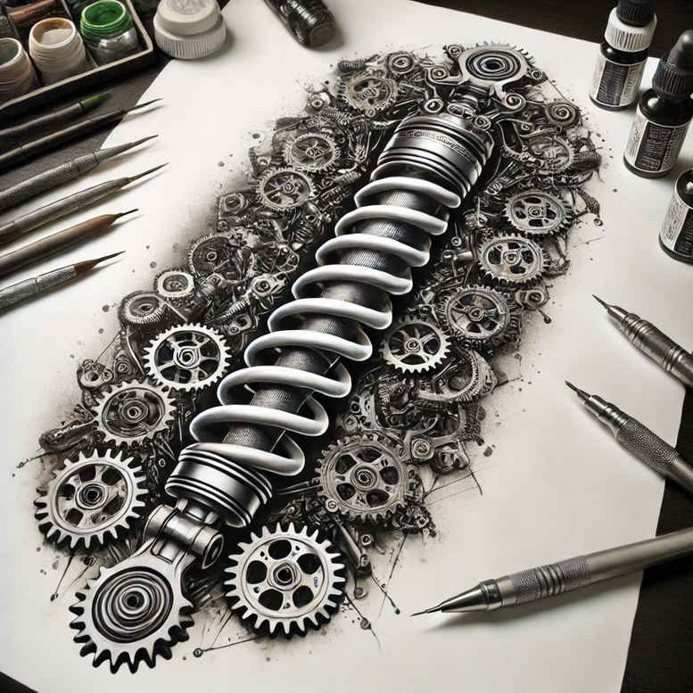 biomechanics tattoo design ideas subtle tone muscular structure for wrist side