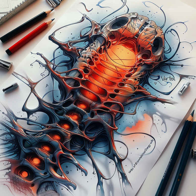 biomechanics tattoo design ideas dynamic shapes muscular structure meaning courage