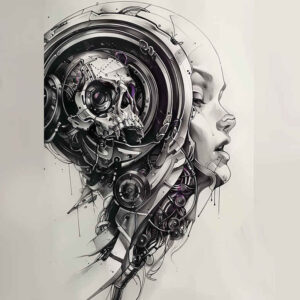 biomechanics tattoo design ideas Realism subtle gradients muscular structure meaning resilience