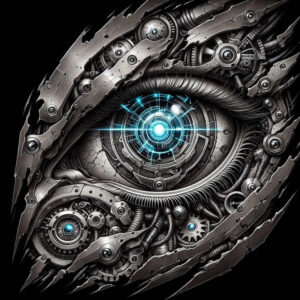 biomechanics tattoo design ideas bold highlights organic forms for forearm