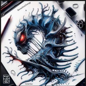 biomechanics tattoo design ideas Realism high definition organic forms for full back