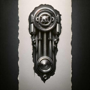 biomechanics tattoo design ideas Realism photo-like tattoo organic forms symbol of resilience