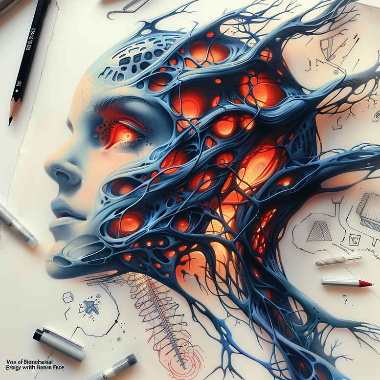 biomechanics tattoo design ideas Realism realistic color organic-mechanical blend strength and power