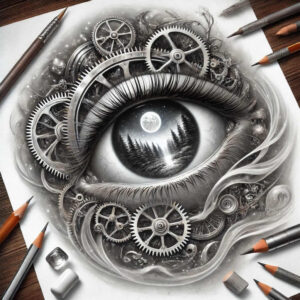 biomechanics tattoo design ideas geometric precision lines embodying determination
