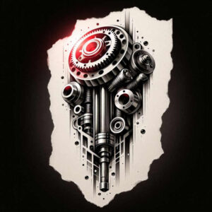 biomechanics tattoo design ideas Realism realistic wrinkles robotic detail for lower arm